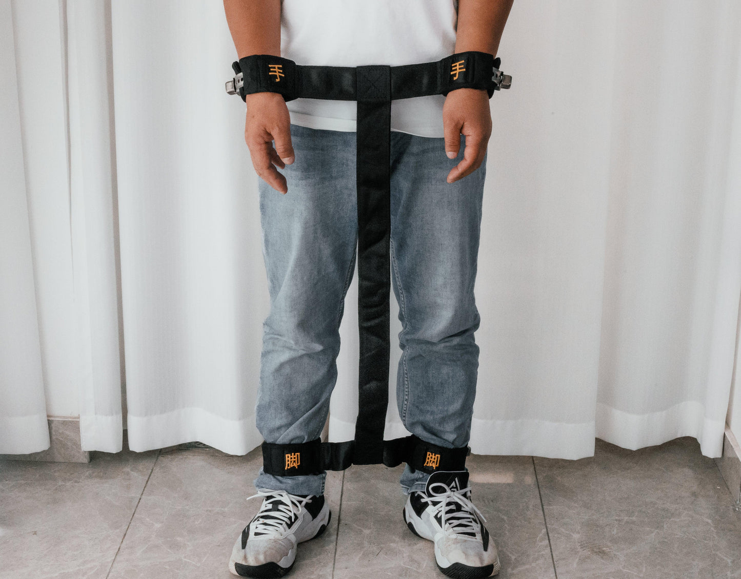 Right Restraint™ I-shaped wrist and ankle restraints belt foot restraint - Right Restraint