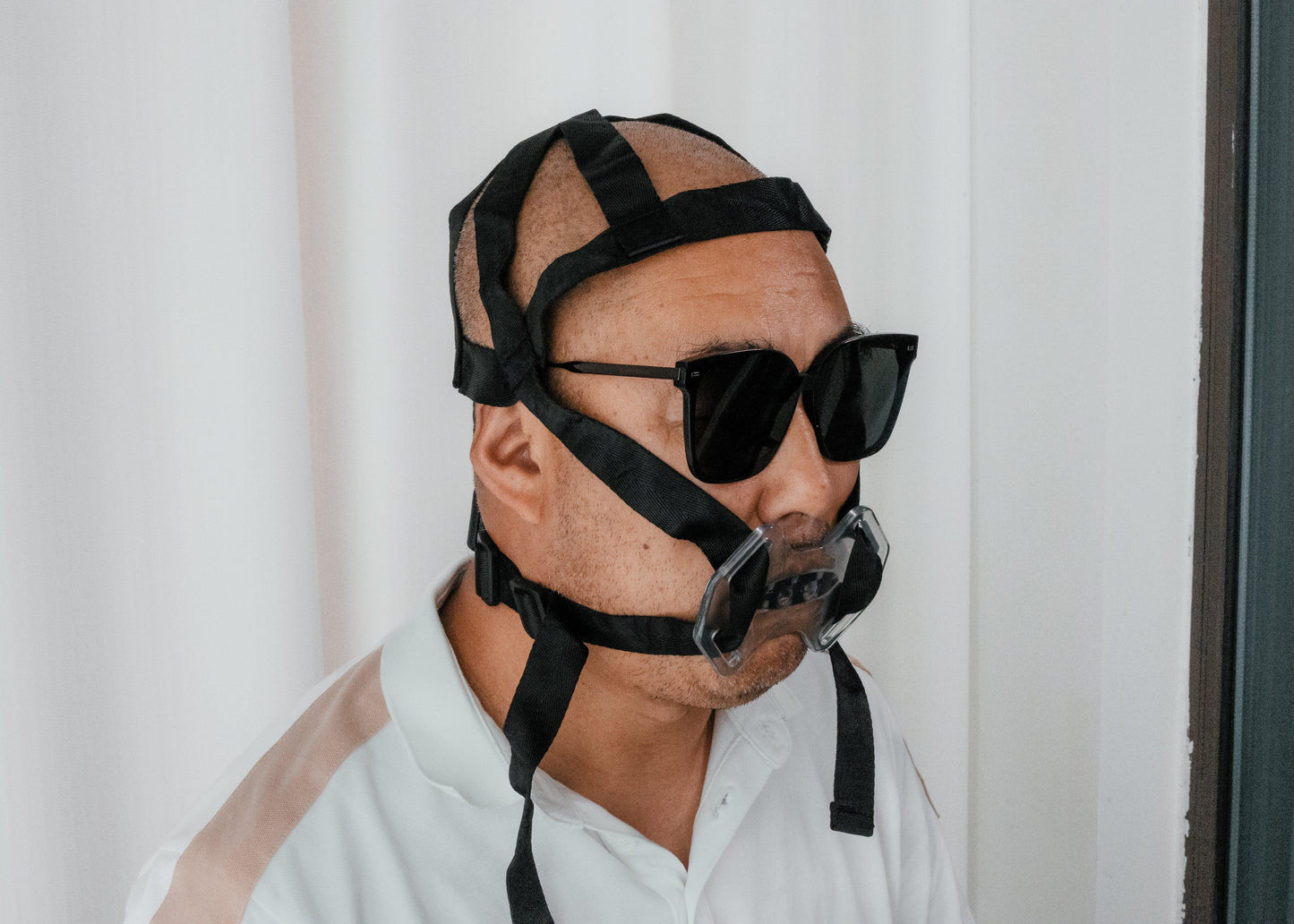 Right Restraint™ Spit & Bite Protection｜Head restraint mask bite mask | prison spit mask 