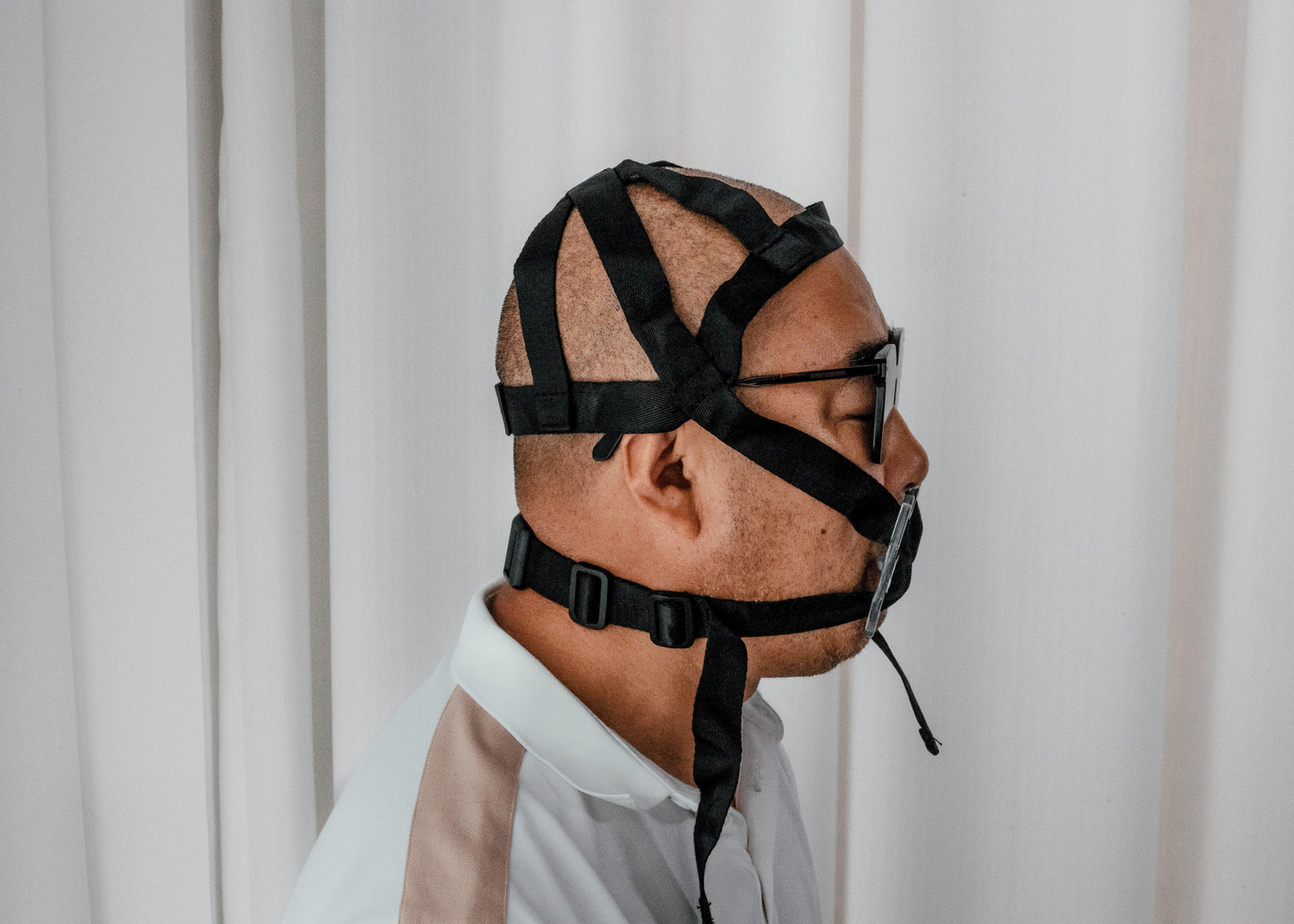 Right Restraint™ Spit & Bite Protection｜Head restraint mask bite mask | prison spit mask 